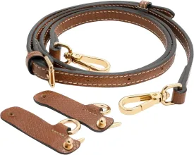 Upgraded Leather Purse Straps for Longchamp Mini Bag Conversion Kit, Bag Shoulder Strap Replacement Crossbody
