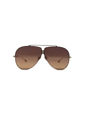 Valentino WWC! '24 XVI Aviator Titanium Stud Sunglasses