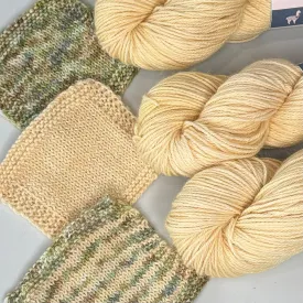 Valley Purl | Sport Weight Yarn | Buttercup