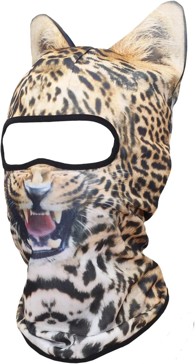 WTACTFUL 3D Stand Ears Animal Balaclava Face Mask for Music Festivals, Raves, Ski, Halloween, Party Outdoor Activities